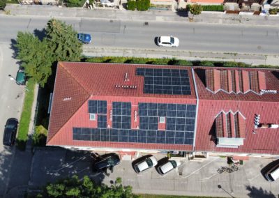 FVE na bytovém domě 40,67 kWp s ohřevem vody