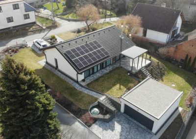 Hybridní FVE 9,9 kWp 11,6 kWh