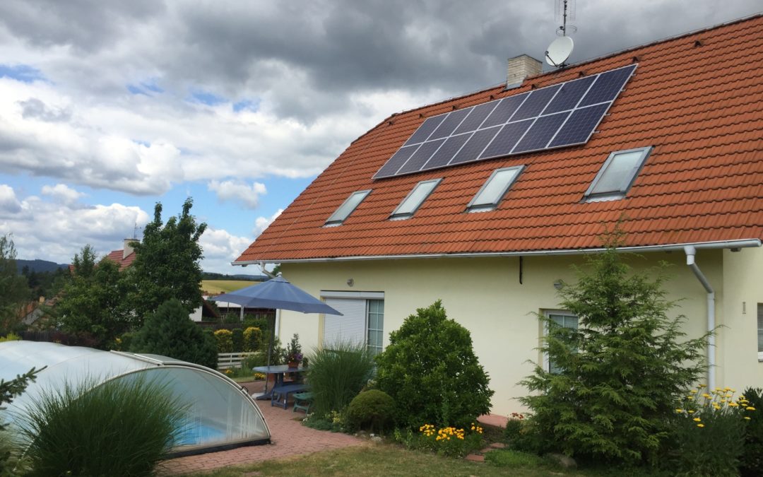 Hybridní FVE 3,71 kWp 6,5 kWh